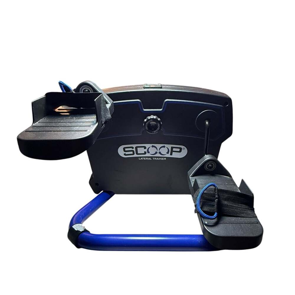 Scoop Lateral Trainer Exercise Machine Under Desk Blue Black